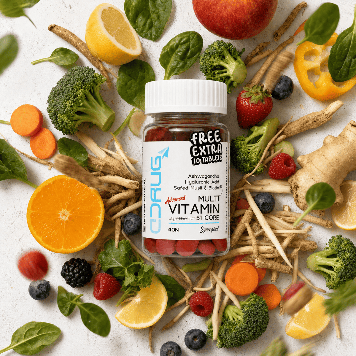 Advance Multivitamin with mix vegies and fruits. Drug Rocket 